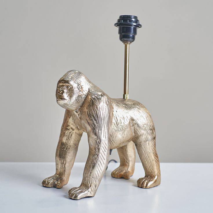 Gert Brass Gorilla Metal Table Lamp - Comet Lighting