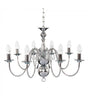 Gothica Flemish Style 8 Way Celling Light Chrome - Comet Lighting