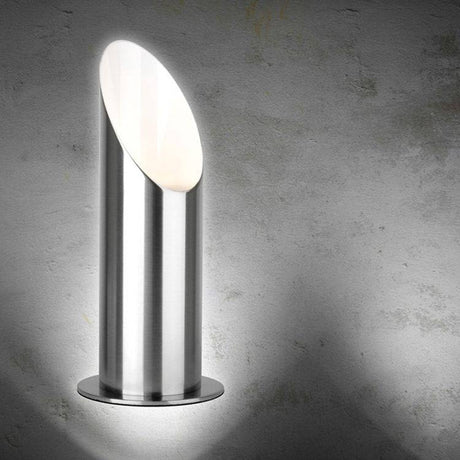 GU10 Floor Uplighter Nickel - Comet Lighting