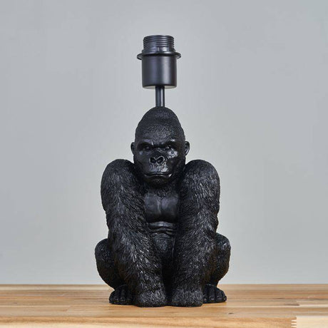 Gus Gorilla Black Table Lamp - Comet Lighting