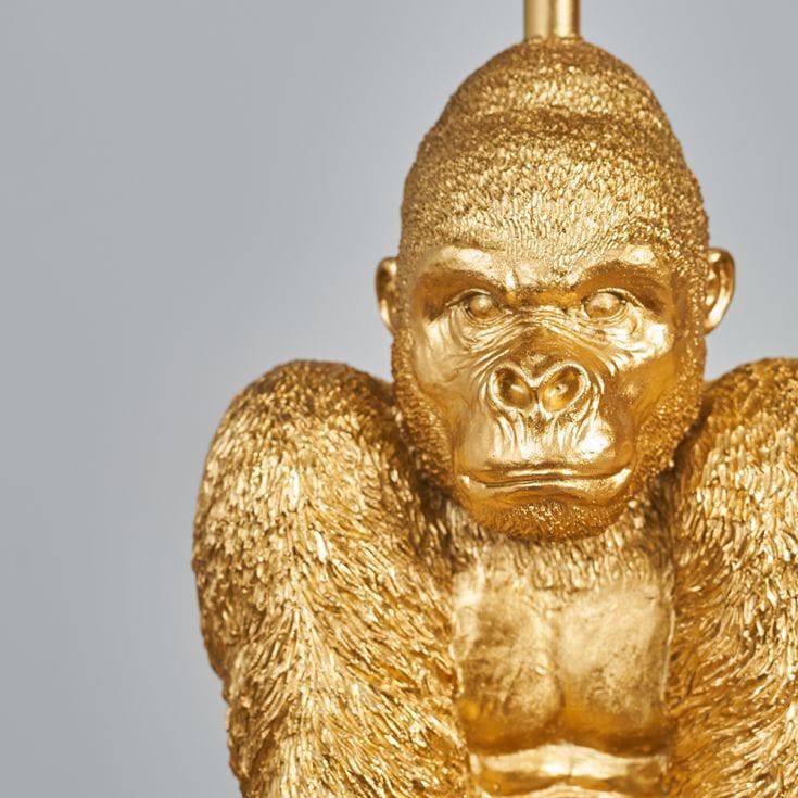 Gus Gorilla Gold Table Lamp - Comet Lighting