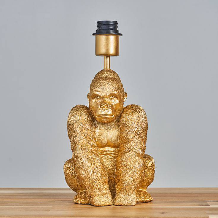 Gus Gorilla Gold Table Lamp - Comet Lighting