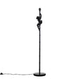 Hanging Monkey Floor Lamp In Black - Comet Lighting