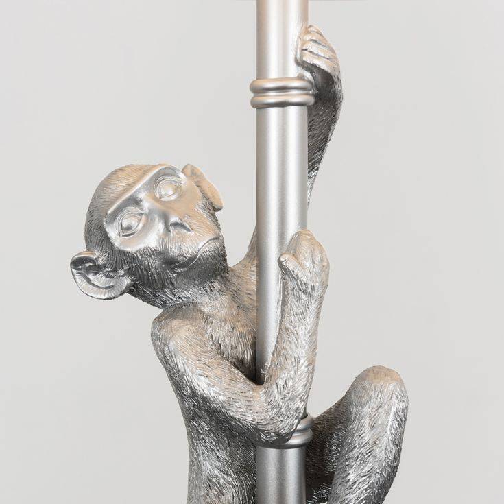 Hanging Monkey Floor Lamp In Black - Comet Lighting