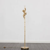 Hanging Monkey Floor Lamp In Gold - Comet Lighting