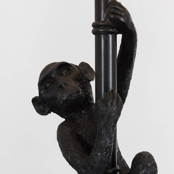 Hanging Monkey Floor Lamp In Gold - Comet Lighting