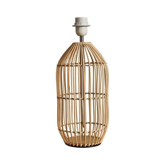 Hollins Large Natural Rattan Table Lamp - Comet Lighting