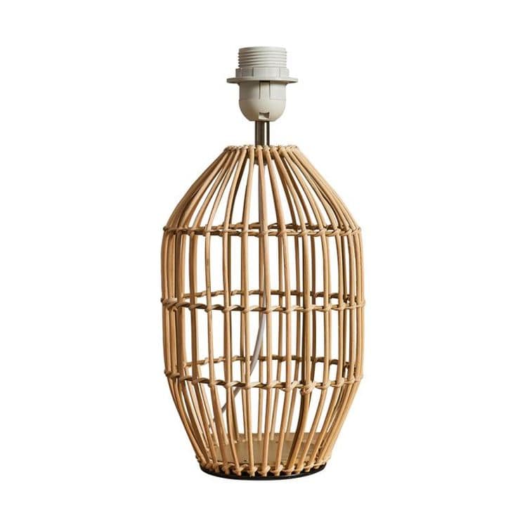 Hollins Small Natural Rattan Table Lamp - Comet Lighting