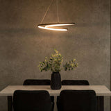 Infinity LED Loop Ceiling Light In Matte Black - Comet Lighting