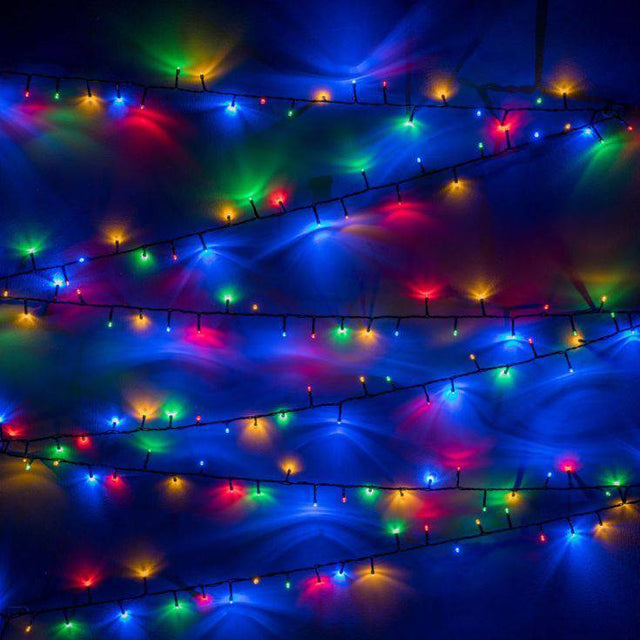 IP44 200 Light Multi Colour String Lights - Comet Lighting