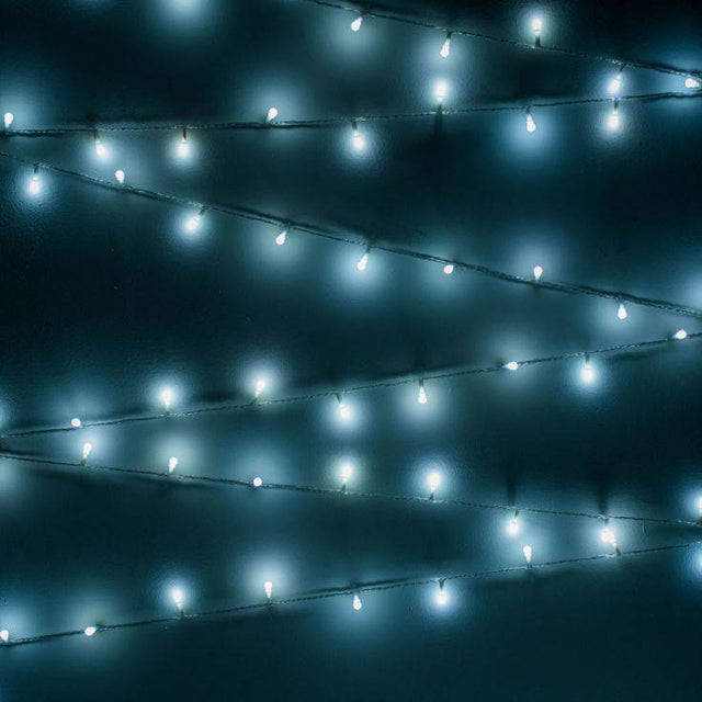 IP44 240 Cool White Bubble String Lights - Comet Lighting