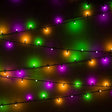 IP44 240 Multi Coloured Bubble String Lights - Comet Lighting