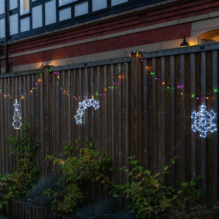 IP44 240 Multi Coloured Bubble String Lights - Comet Lighting