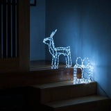 IP44 30cm LED Gift Bow Light With 120 Cool White Lights - Comet Lighting