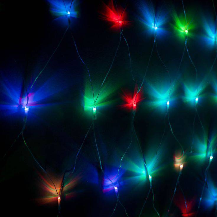 IP44 31v 200 Light Multi Colour Outdoor LED Net Light 3m X 2m - Comet Lighting