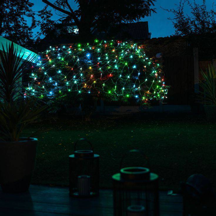 IP44 31v 200 Light Multi Colour Outdoor LED Net Light 3m X 2m - Comet Lighting