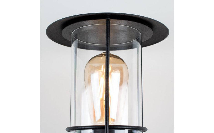 IP44 Dorset Wall Lantern Black - Comet Lighting