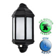 IP44 Kayleigh Outdoor Wall Lantern PIR Black - Comet Lighting