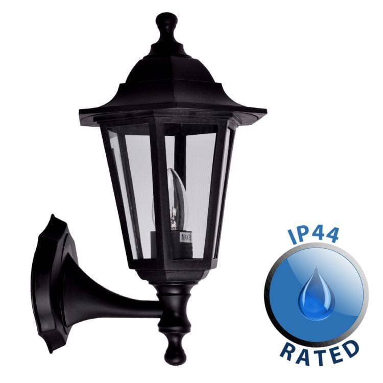 IP44 Outdoor Up Down Wall Lantern - Comet Lighting