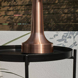 IP44 Talence Copper LED Rechargeable Touch Table Lamp - Comet Lighting