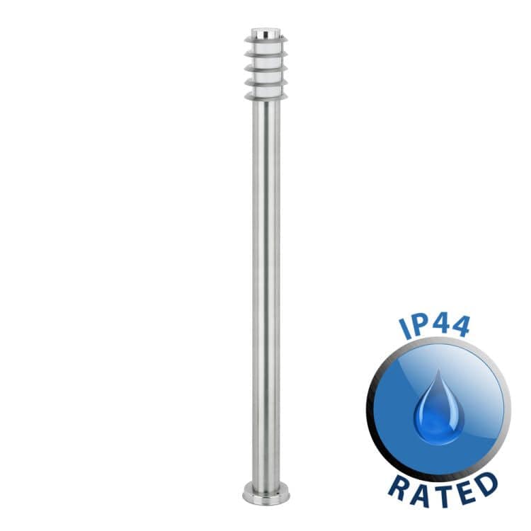 IP44 Wharf Outdoor Bollard Stainless Steel 1000mm - Comet Lighting