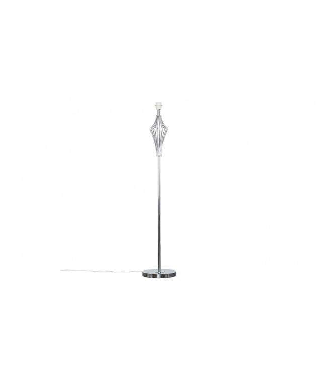 Jaspa Polished Chrome Wire Floor Lamp (BASE ONLY) - Comet Lighting