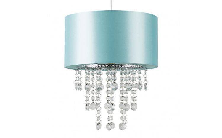 Jesmond Duck Egg Blue Droplet Pendant Shade - Comet Lighting