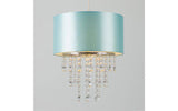 Jesmond Duck Egg Blue Droplet Pendant Shade - Comet Lighting