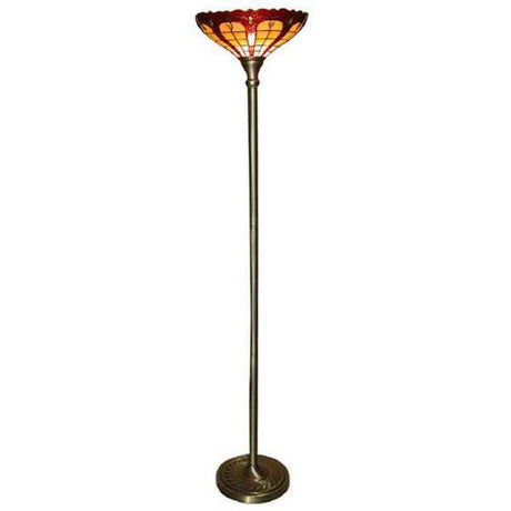 Jewel Tiffany Uplighter Floor Lamp - Comet Lighting