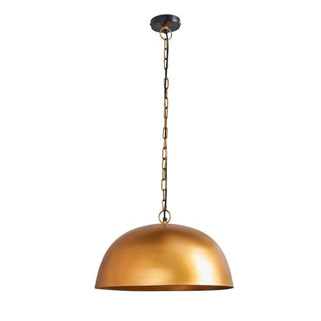 Leander Antique Brass Metal Ceiling Light - Comet Lighting