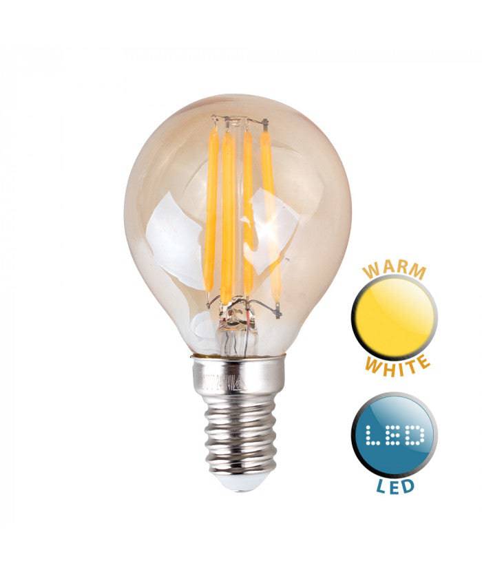 LED Golfball Bulb Amber - Comet Lighting