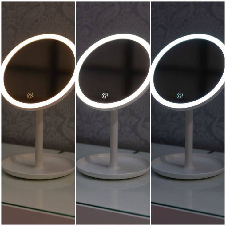 LED Make Up Mirror With Bluetooth Speaker - Comet Lighting