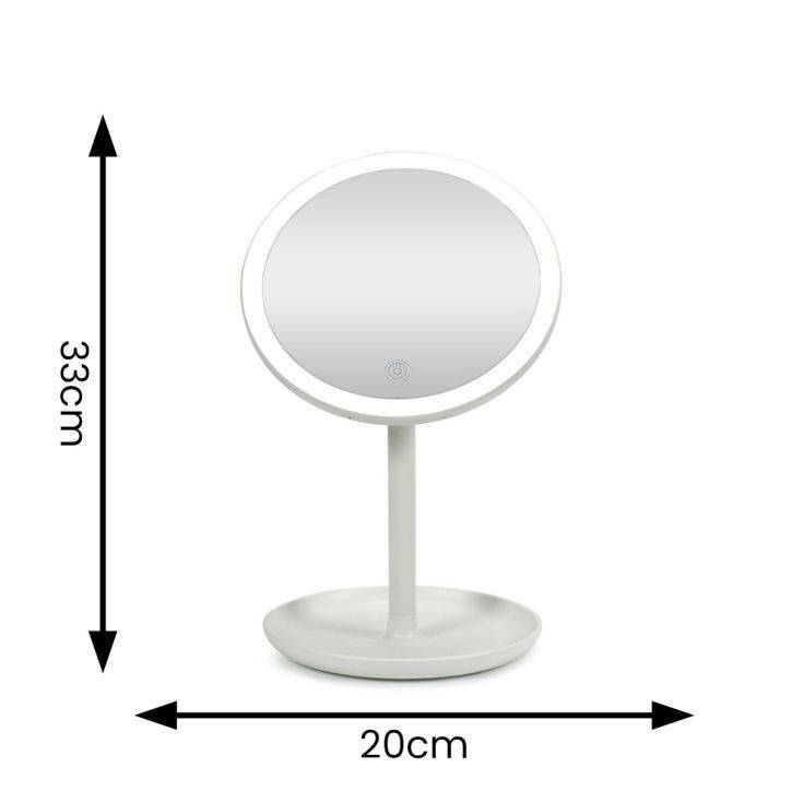 LED Make Up Mirror With Bluetooth Speaker - Comet Lighting