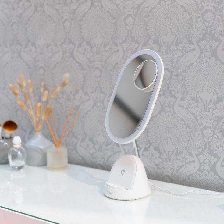 LED Make Up Mirror With Wireless Phone Charging - Comet Lighting