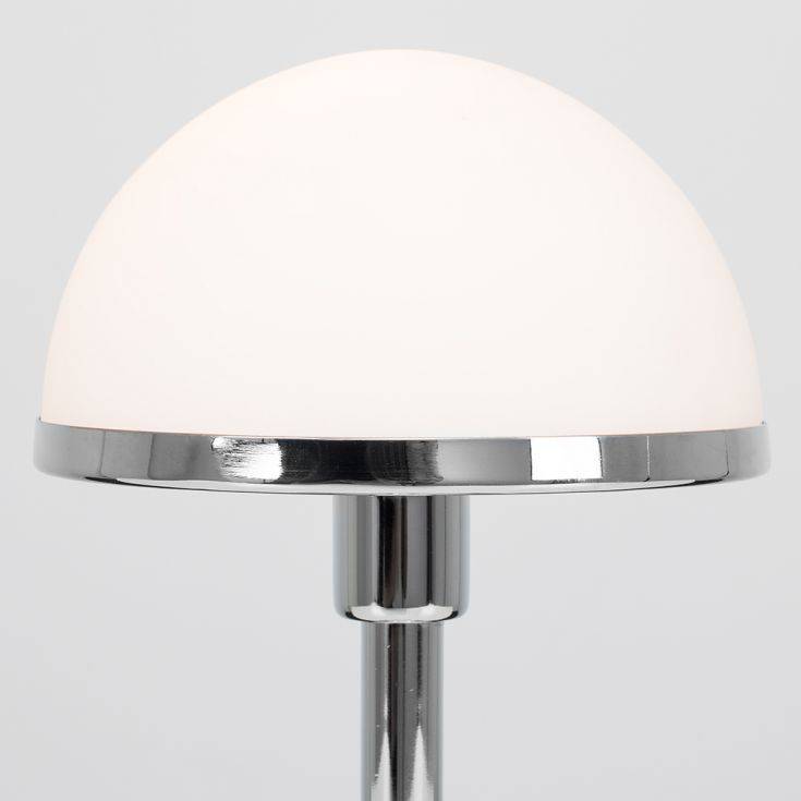 LeVoque Art Deco Table Lamp In White - Comet Lighting