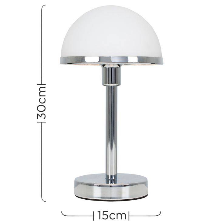 LeVoque Art Deco Table Lamp In White - Comet Lighting