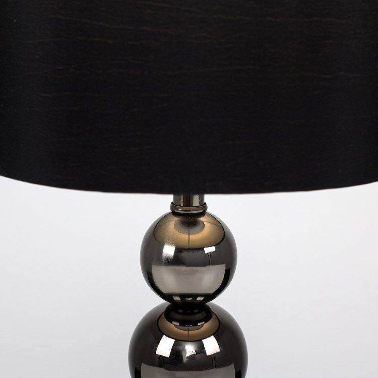 Marissa Black Table Lamp Black Shade - Comet Lighting