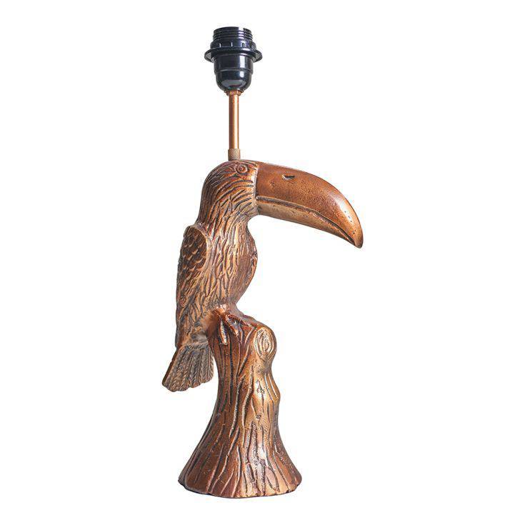 Mavrica Perched Toucan Bronze Metal Table Lamp - Comet Lighting