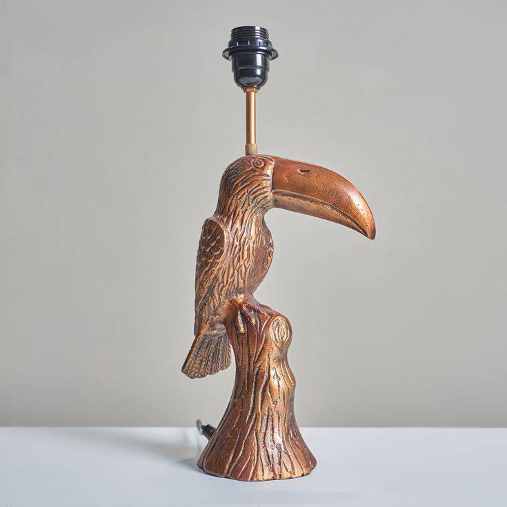 Mavrica Perched Toucan Bronze Metal Table Lamp - Comet Lighting