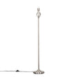 Memphis Twist Traditional Brushed Chrome Floor Lamp - Comet Lighting