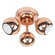 Mini Eyeball 3 Way Spotlight In Copper - Comet Lighting