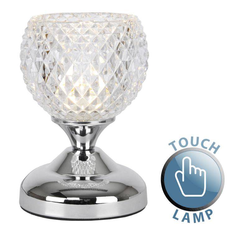 Mini G9 Touch Table Lamp Chrome - Comet Lighting