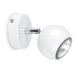 Mini Retro Eyeball Single Spotlight White - Comet Lighting