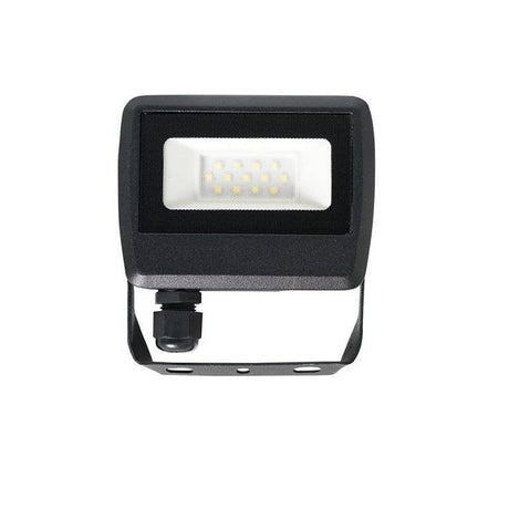 Minisun 10w 6500k LED Slimline IP65 Black Flood Light With Samsung Technology - Comet Lighting