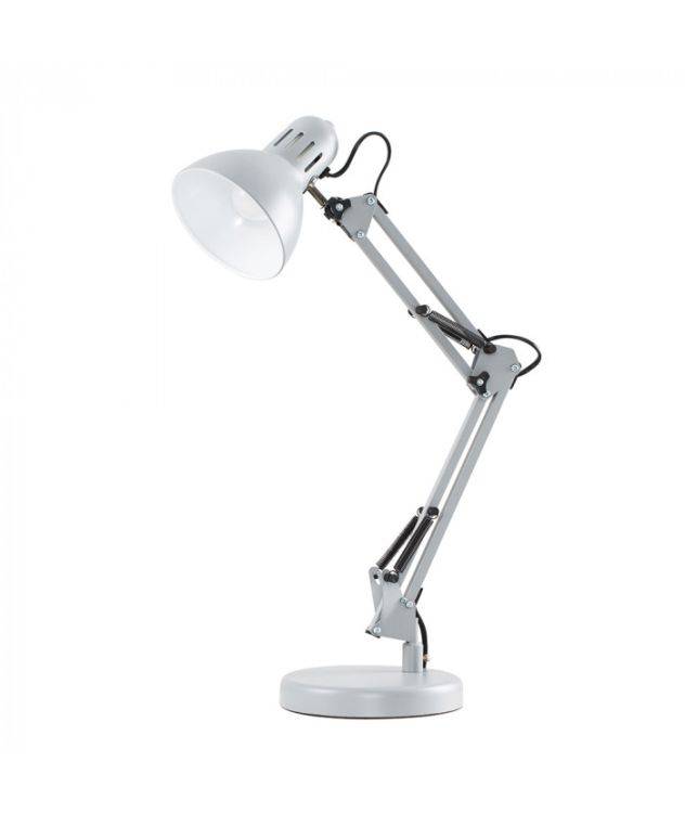 Monda Cool Grey Adjustable Desk Lamp - Comet Lighting