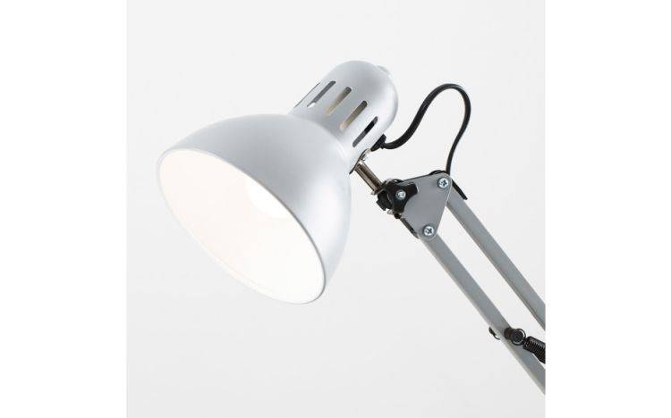 Monda Cool Grey Adjustable Desk Lamp - Comet Lighting