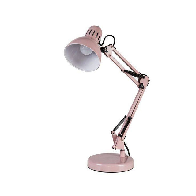 Monda Dusky Pink Adjustable Desk Lamp - Comet Lighting