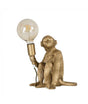 Monkey Holding a Light Bulb Table Lamp Metallic Gold - Comet Lighting