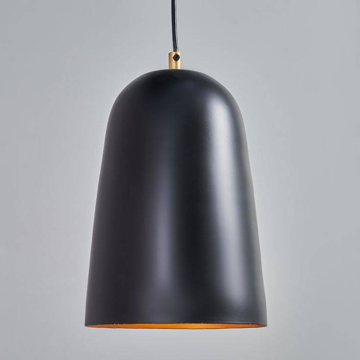 Morimo Black Metal Pendant Shade - Comet Lighting