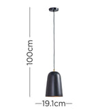 Morimo Black Metal Pendant Shade - Comet Lighting